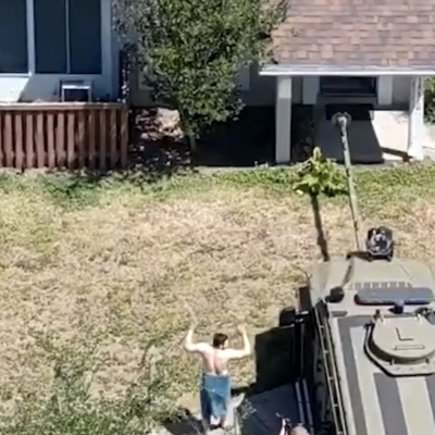 Man with a missing roommate emerges from a home after barricading himself following a domestic violence call
